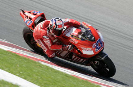 Casey Stoner back in action