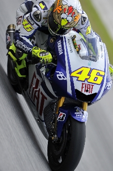 rossi sepang 2010 testing