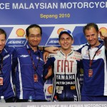 Jorge Lorenzo and Yamaha heads