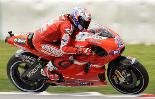 Casey Stoner at Sepang 2010