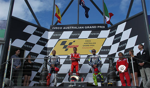 Casey Stoner wins at Phillip Island