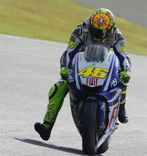 Valentino Rossi at Motegi 2010