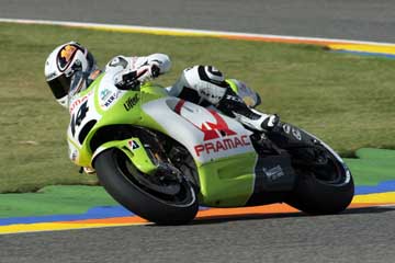 randy de puniet on the pramac ducati