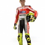 Valentino Rossi in Ducati leathers