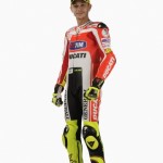 Valentino Rossi in Ducati leathers