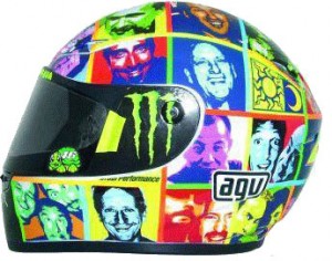 AGV GP-Tech Valentino Rossi 'Faces' helmet