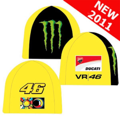 New 2011 Valentino Rossi Ducati Monster Caps and Beanies now available