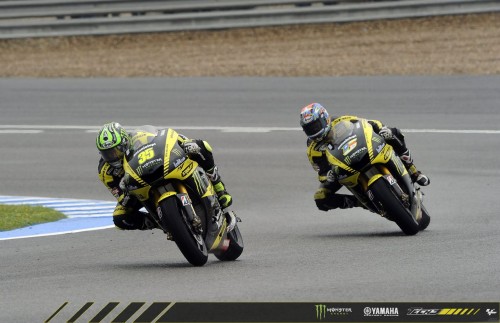 Cal Crutchlow and Colin Edwards at Jerez