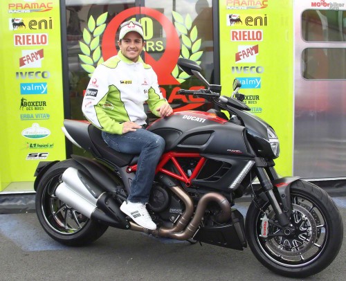 Randy de Puniet Ducati Diavel