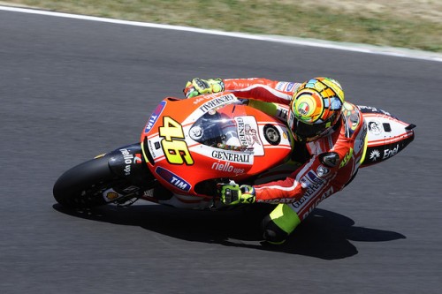 Valentino Rossi Mugello test