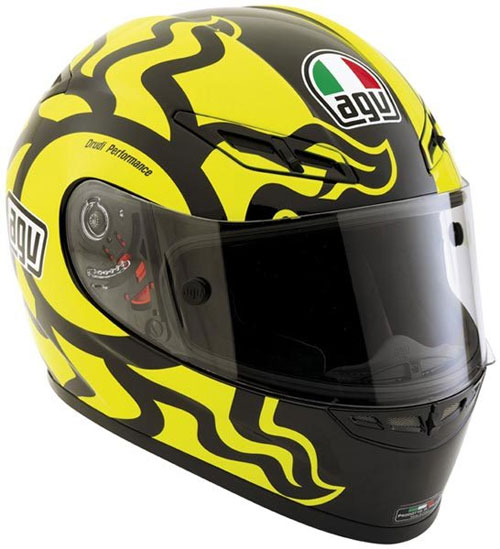 New Valentino Rossi AGV Winter Test helmet
