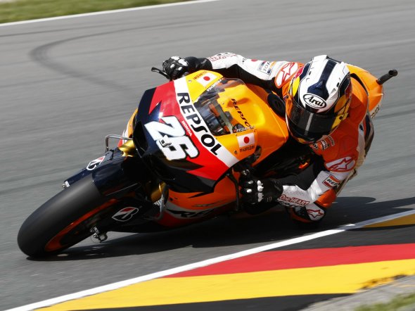 Dani Pedrosa at Sachsenring