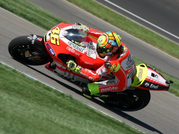 Valentino Rossi at Indianapolis