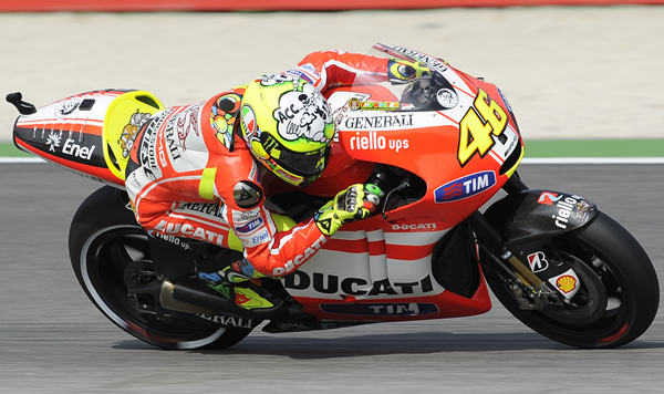 Valentino Rossi at Misano 2011