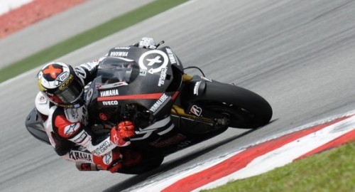 Jorge Lorenzo at MotoGP Sepnag test 2012